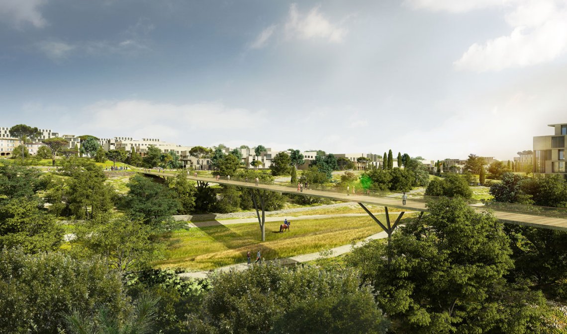 Sur les traces de Cézanne, préfiguration urbaine